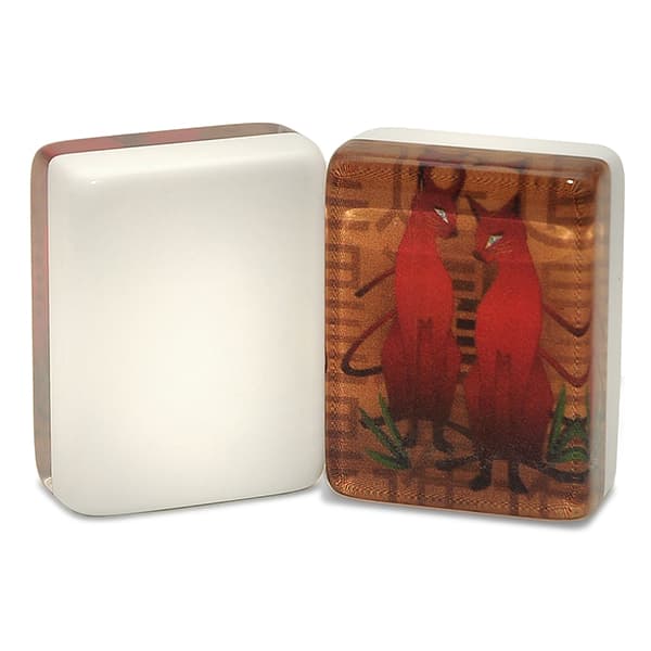 Red Siamese Cat American Mah Jongg Tiles