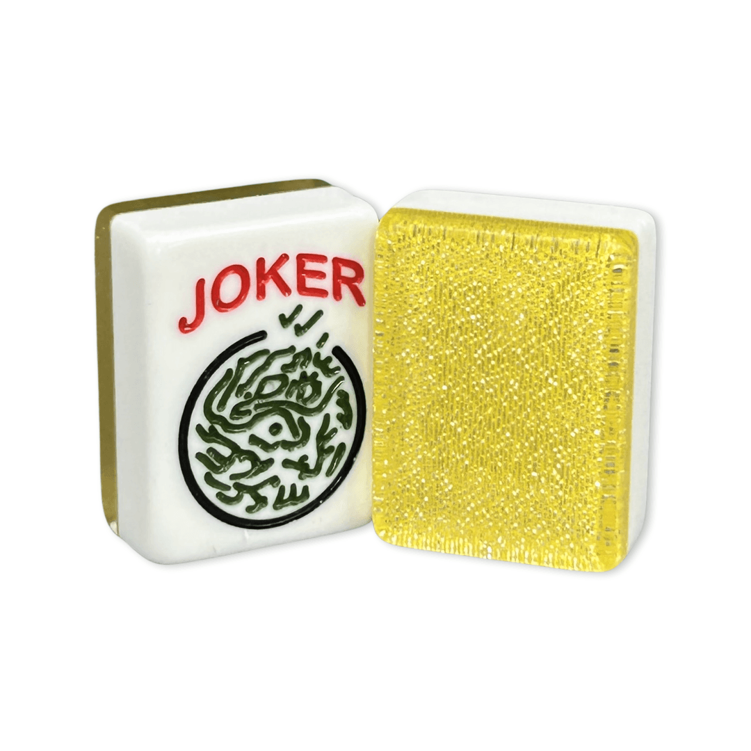 Yellow Glitter American Mah Jongg Tiles