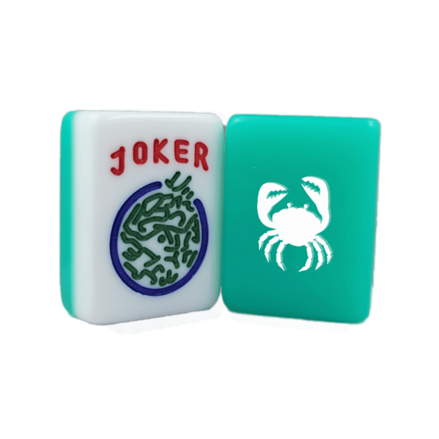 CUSTOM Crab American Mah Jongg Tiles — Choose Tiles: Seafoam
