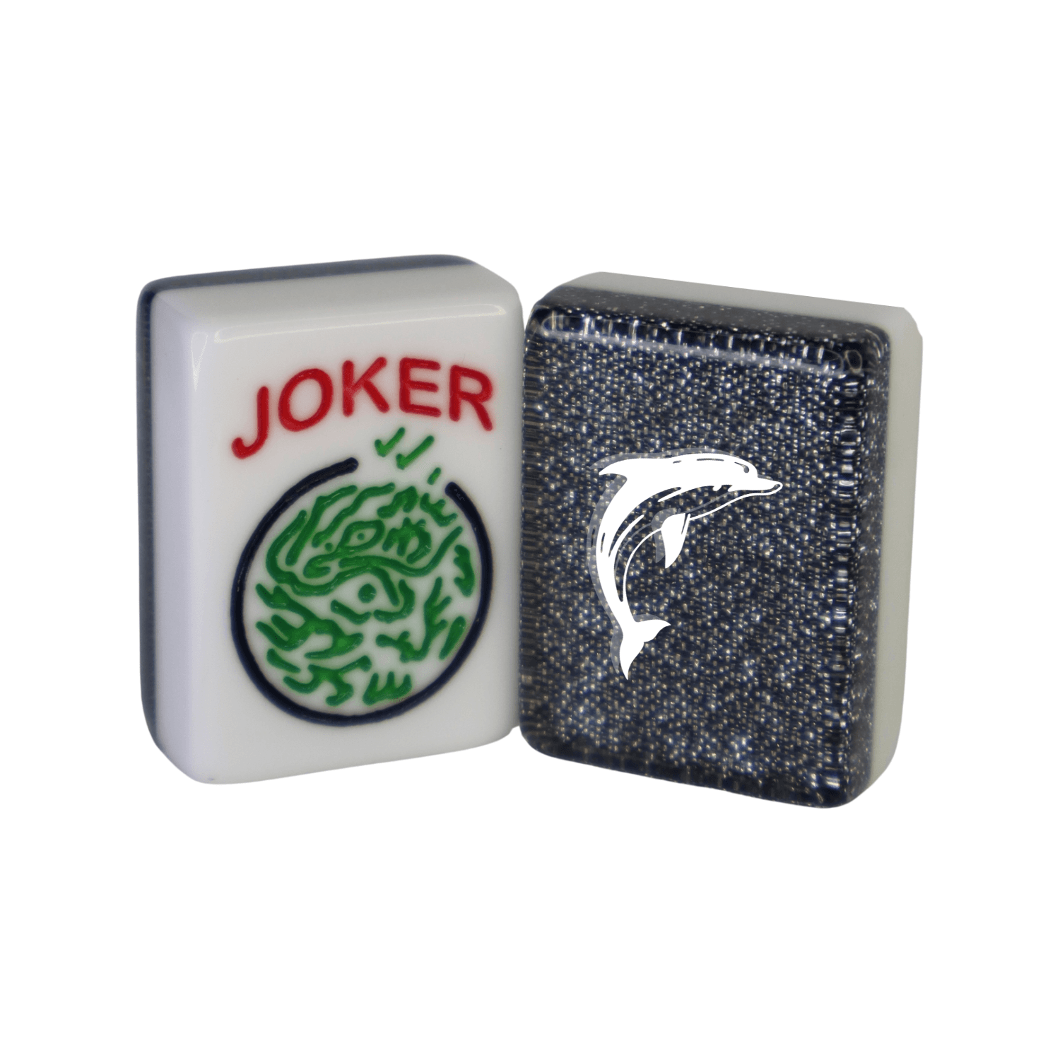 CUSTOM Dolphin American Mah Jongg Tiles — Choose Tiles: Midnight Sparkle