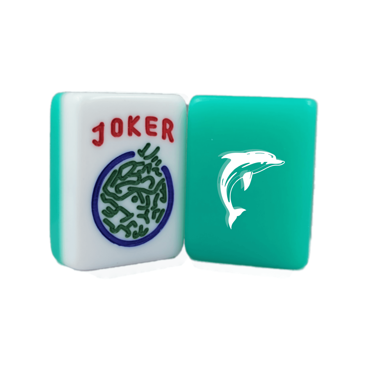 CUSTOM Dolphin American Mah Jongg Tiles — Choose Tiles: Seafoam