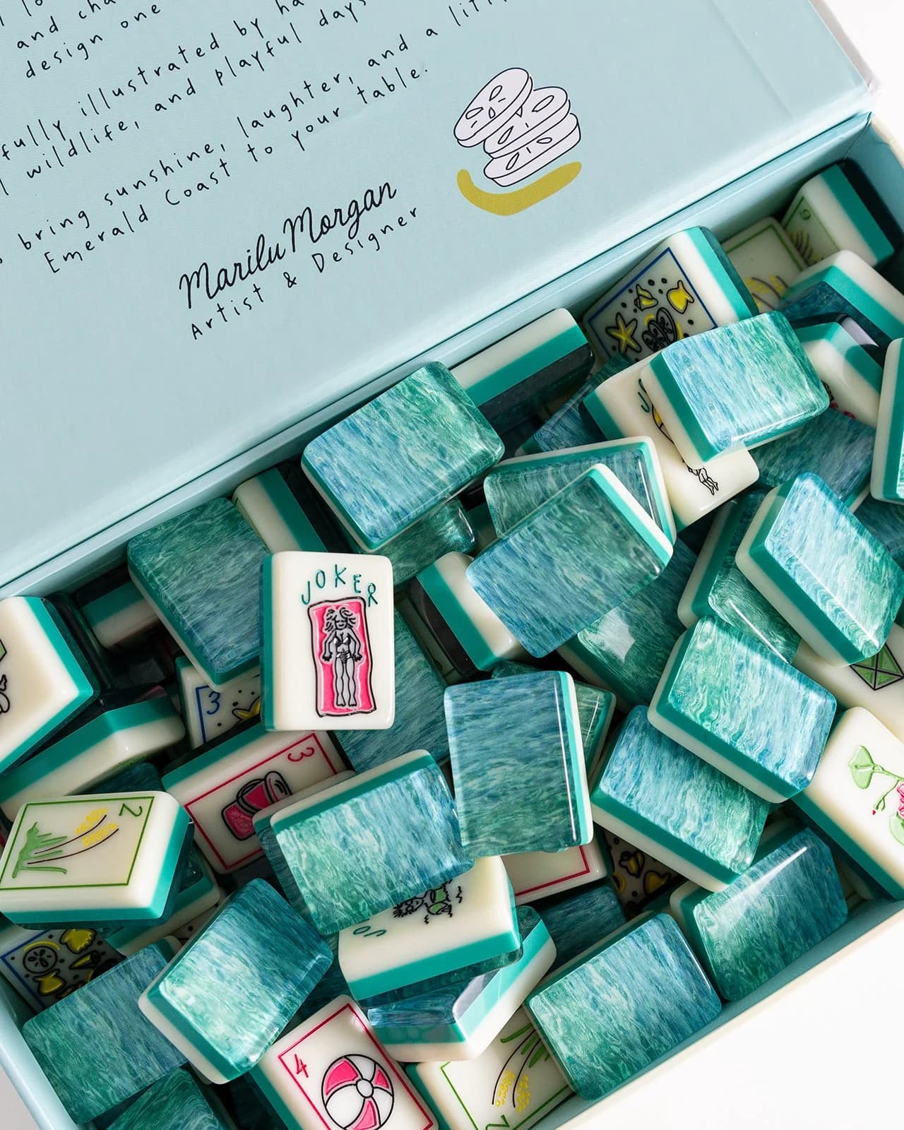 Emerald Coast Mahjong Tile Set