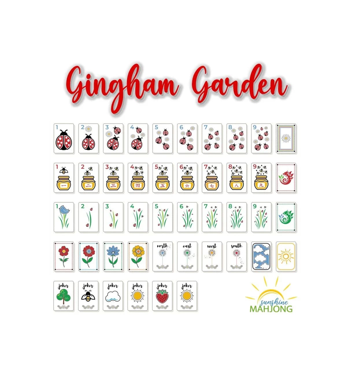Gingham Garden Tiles