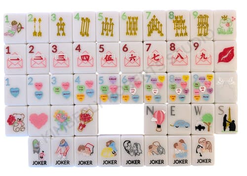 The Lovers’ Legacy Mahjong Set ENGRAVED