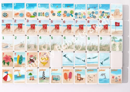Seaside Mahj Mahjong Set PRINTED