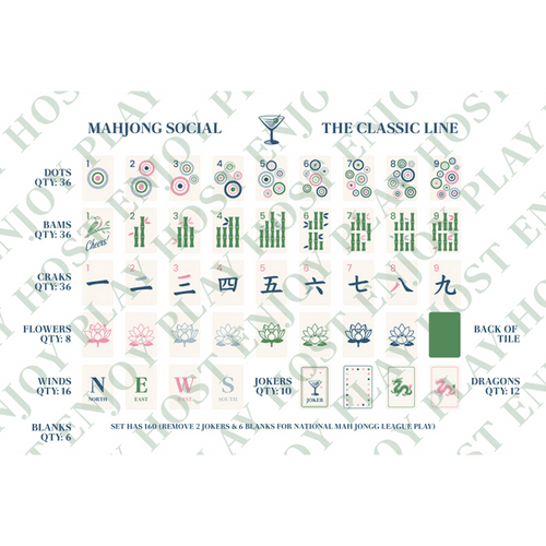 Classic Mahjong Social Tiles